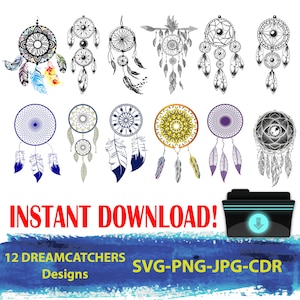 Dreamcatcher svg, Dreamcatcher, Dreamcather png, Dreamcatcher clipart, DreamCatcher Print, Boho svg, Dreamcatcher bundle, Dreamcatcher Cut