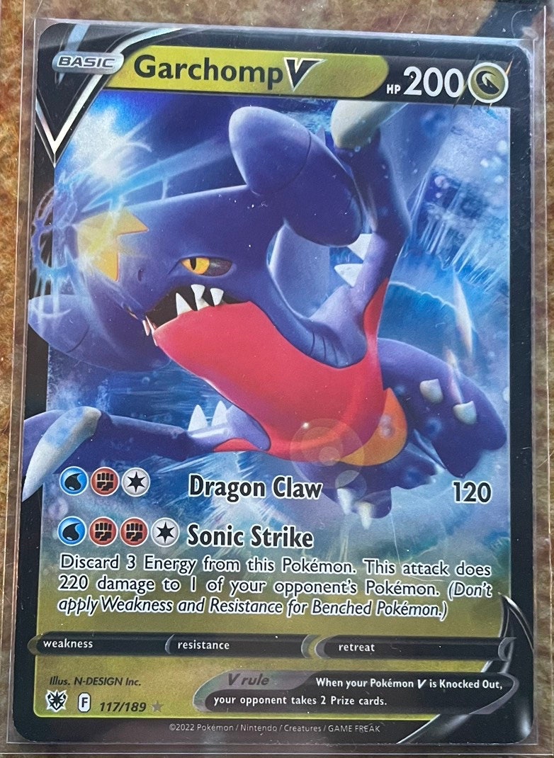 Garchomp Card - Etsy