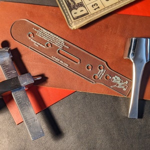 Firefighter Radio Strap Template/Jig - Acrylic