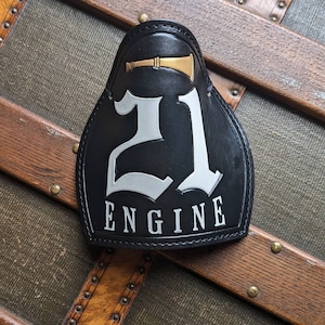 Firefighter Boston Leather Shield