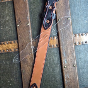 Acrylic Template for Western Style Firefighter Radio Strap