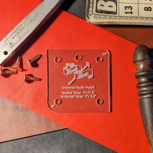 Universal Radio Pouch Template