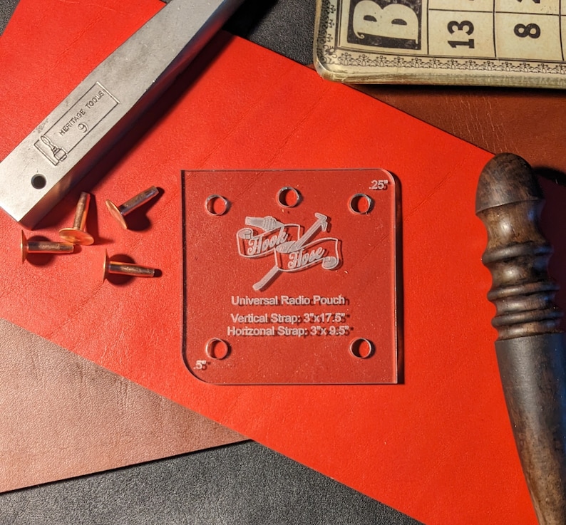 Firefighter Leather Acrylic Template Essentials Kit Etsy