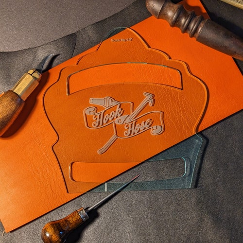 Firefighter Leather Acrylic Template Essentials Kit Etsy