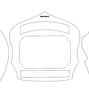 Firefighter Shield Template Digital Download