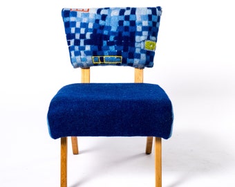 Hand Felted upholstered chair