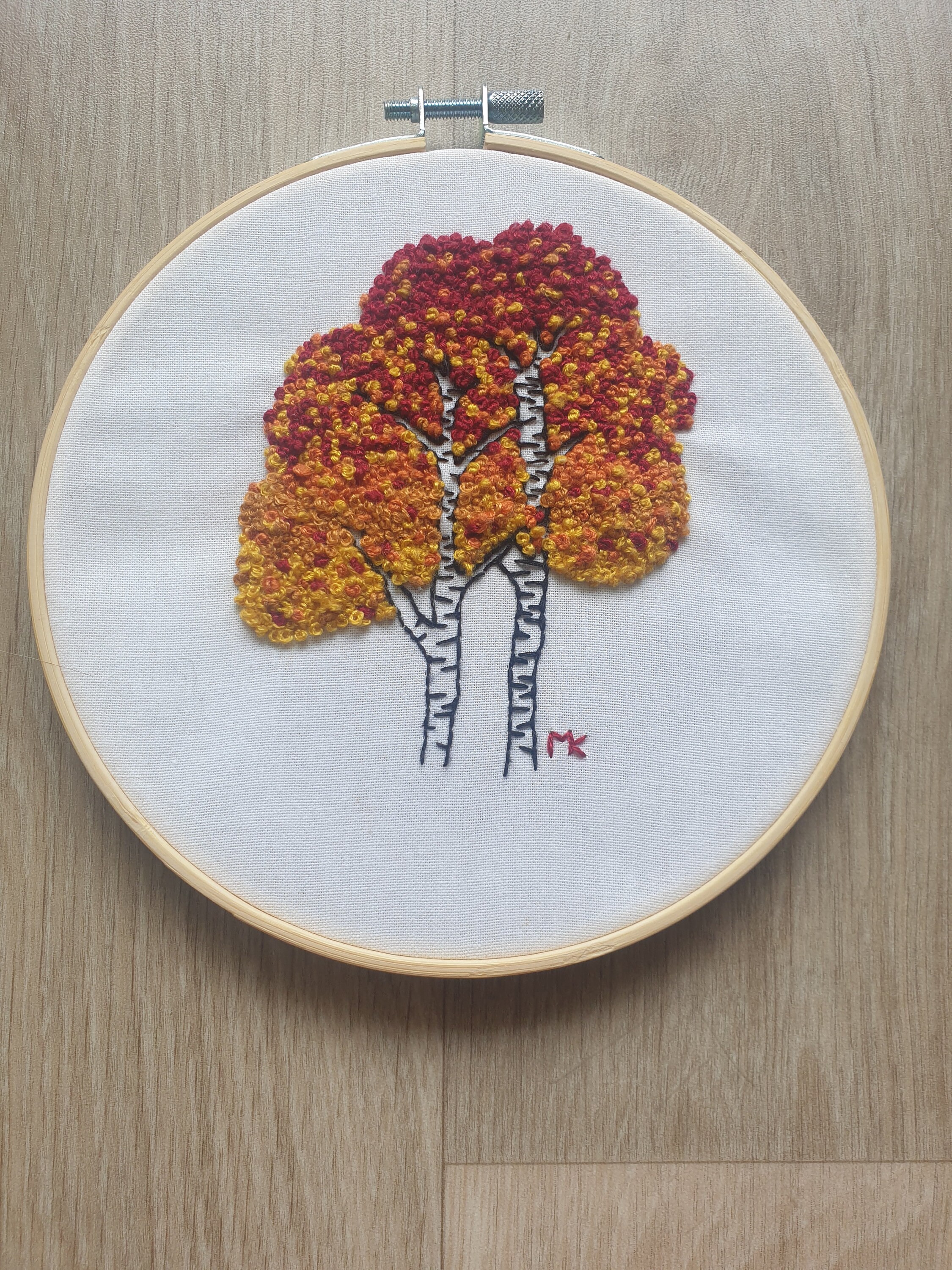 Broderie 15cm Automne