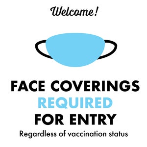 Face Covering Required Printable Sign