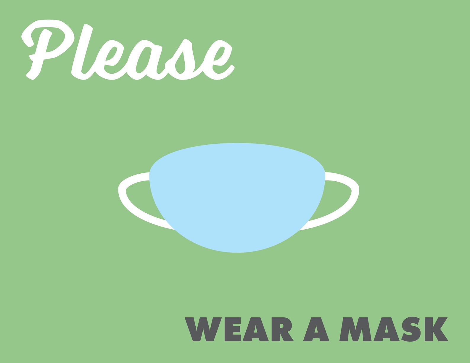 Please Wear A Mask Printable Sign Etsy