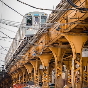 Chicago El Train Photo Digital Download