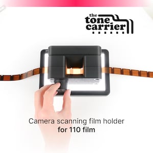 toneCarrier 110 Film Holder for Camera & DSLR Film Scanning. Scan Vintage 110 Format Film with Precision and Ease
