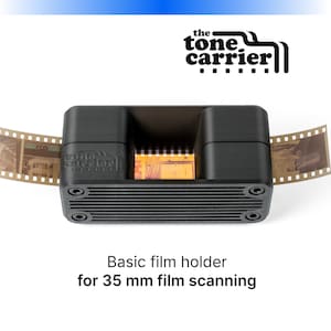 toneCarrier Basic 35 mm film carrier for DSLR and camera scanning at home. The easiest way to start digitizing your film memories!