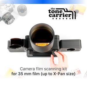 toneCarrier 35 mm (Mark II) Film Scanning Kit for Camera & DSLR Scanning - Incl. Chimney, Easyloader, Auto-Spooling Tray
