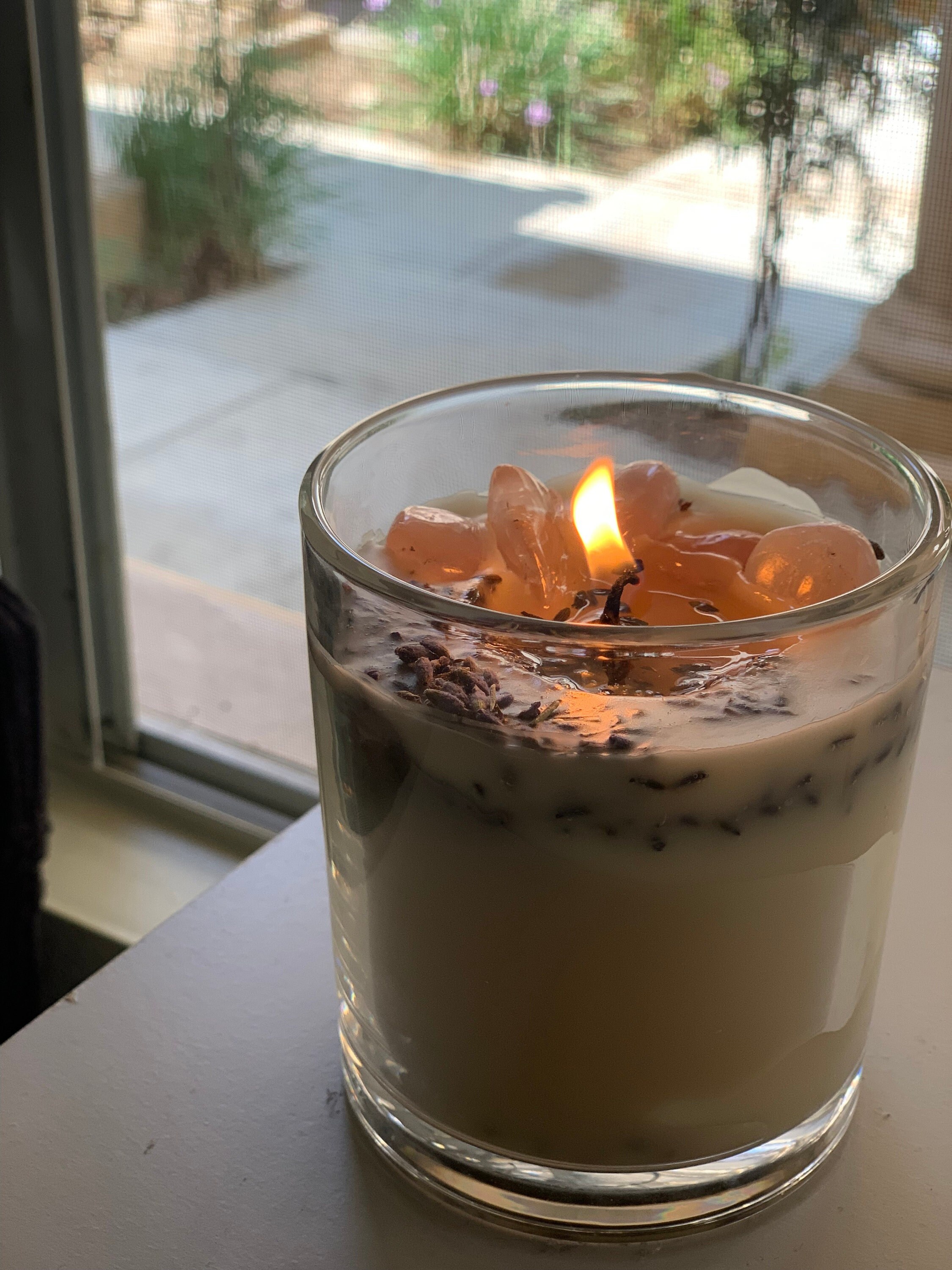 Reiki infused hand poured soy wax candles