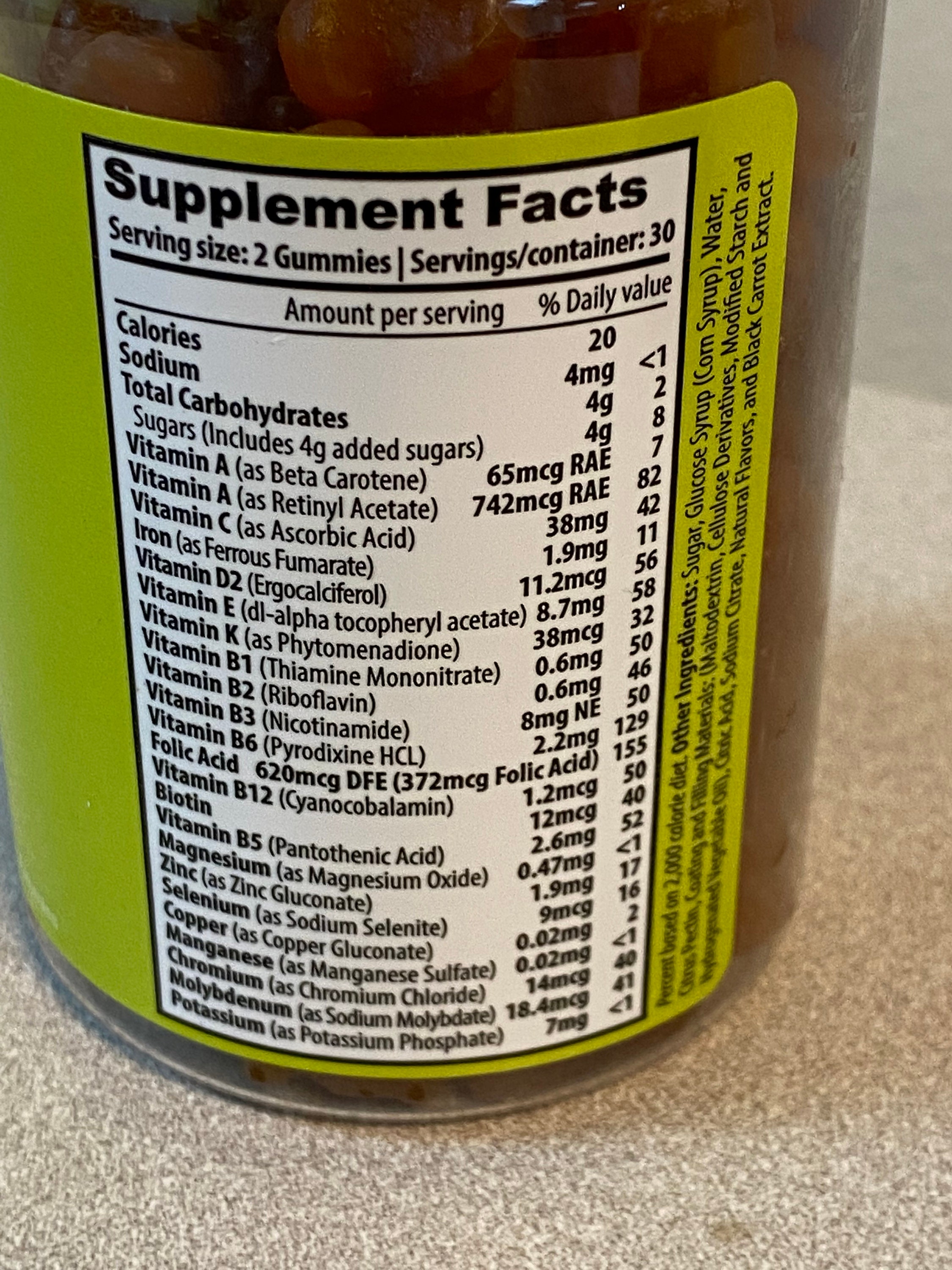 Mega Multivitamin Gelatinfree Gummies Etsy