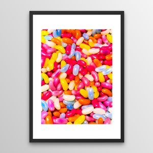 Jelly Beans / Candy Series / Close up image of a box of brightly coloured jelly beans in a candy (sweet) shop