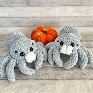 Creepy crawling Halloween spiders