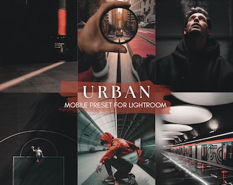 Urban Lightroom Presets Mobile and Instagram | Cinematic Moody City Presets for Travel Bloggers & Street Photography