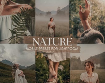 10 Nature Cottagecore Lightroom Presets: Wildlife, Forest, Landscape (Digital Download)