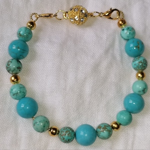 Golden Turquoise Bracelet