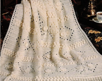 January - A Year of Afghans Pattern.  Approx. 48" x 70".  PDF Download.