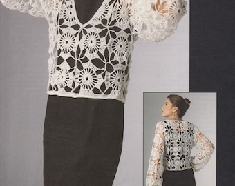 V-Neck - Chic Sweaters Pattern.  Medium 40".  PDF Download.