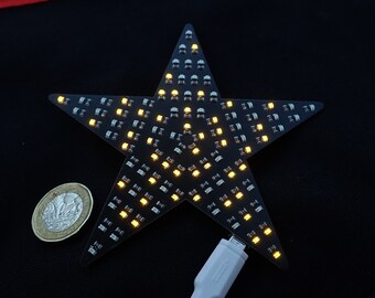 LED blinkender Weihnachtsstern. Verschiedene Farben. - Etsy.de