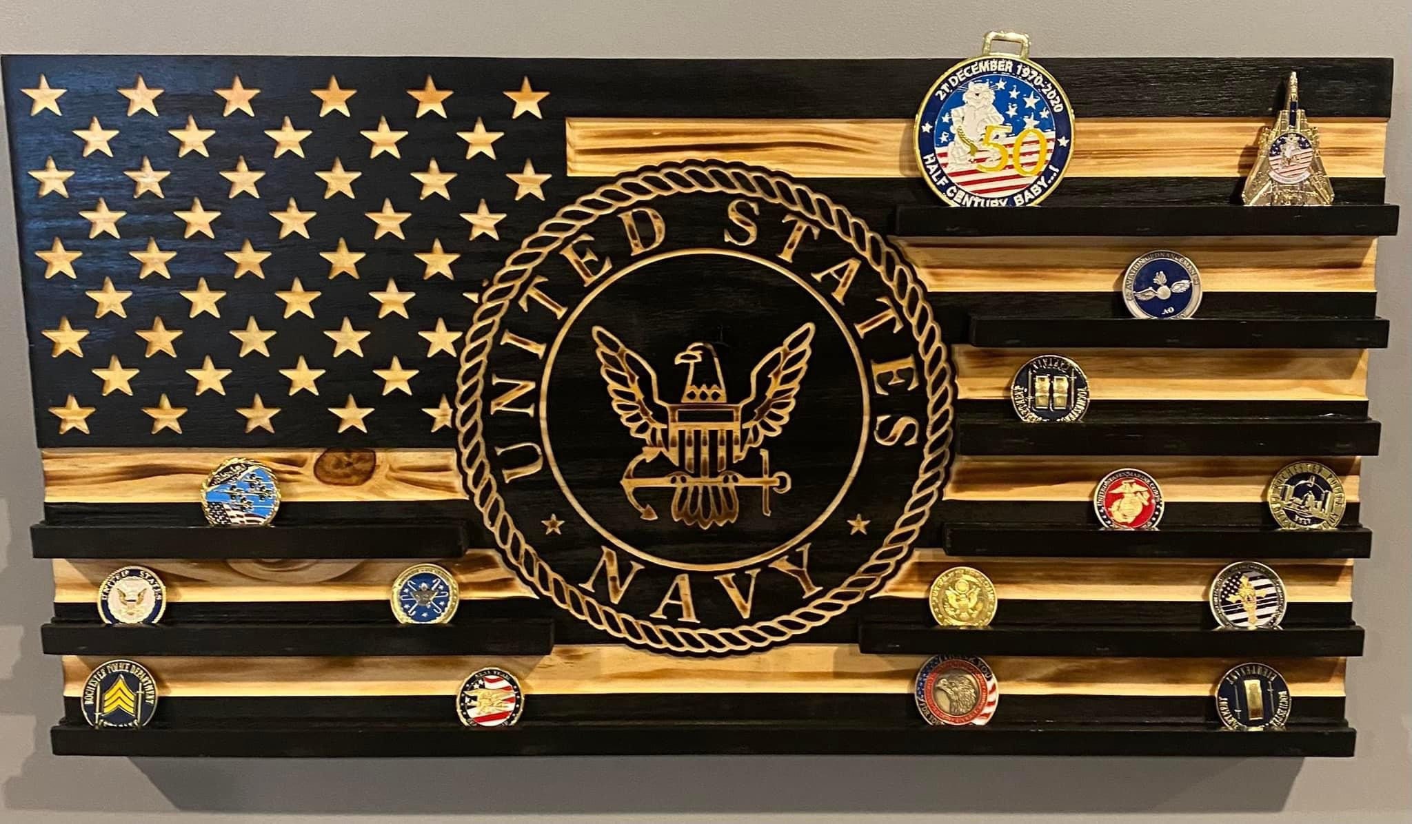 Us Flag Coin Holder - Etsy Us Flag Coin Holder - Etsy