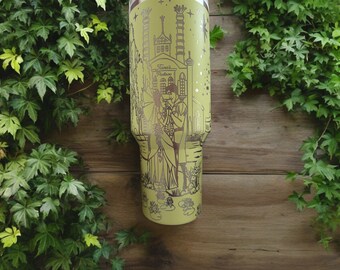 Tiana Princess Engraved Stanley Tumbler - New Orleans Inspired 40 oz