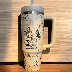 M and M Engraved 30 oz Stanley Tumbler  - Engraved 30 oz Tumbler - Valentines Gift for Wife - Birthday Gift for Her