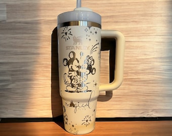 Engraved M & M Stanley Tumbler – Disney Gift, 40 oz