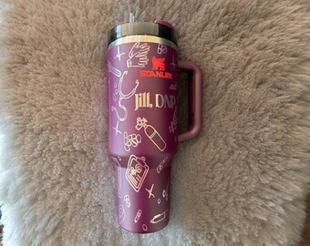 Vaso grabado de la enfermera Stanley: regalo personalizado de graduación de enfermera