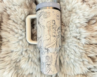 Rapunzel Engraved Stanley Tumbler - Princess 40 oz
