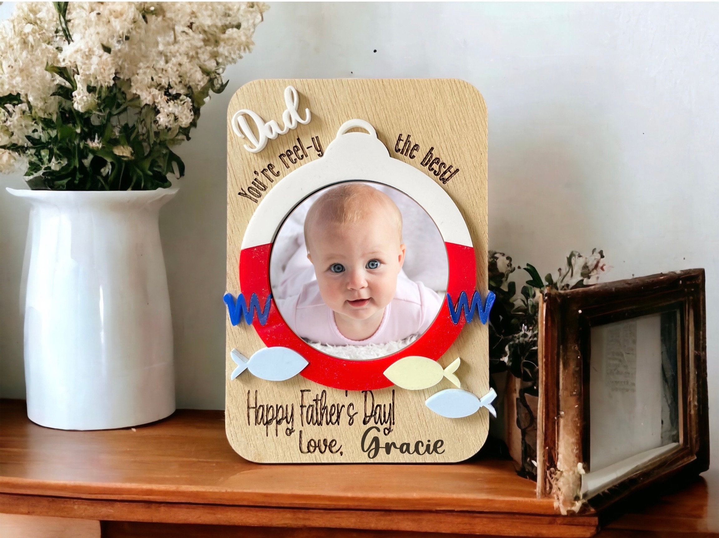 Moments to Treasure Magnet Frame Decoration Sentimental Gifts for Him Gifts  for Her Personalised Photo Frame Love Gifts Decor 