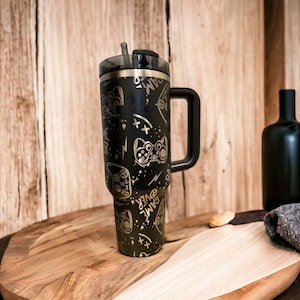 Gamer Engraved Stanley 40oz Tumbler – Personalized Gaming Gift