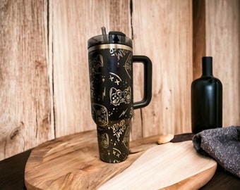Gamer Engraved Stanley 40oz Tumbler – Personalized Gaming Gift