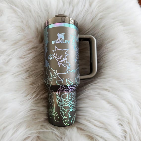 Gengar Engraved 40 oz Stanley Tumbler, Birthday Gift for Wife, Gengar Tumbler,  Gengar Merch, Gengar Tumbler, Gengar Gift