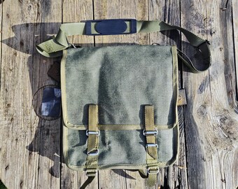 Vintage Haversack backpack bread bag Polish Army bushcraft survival military