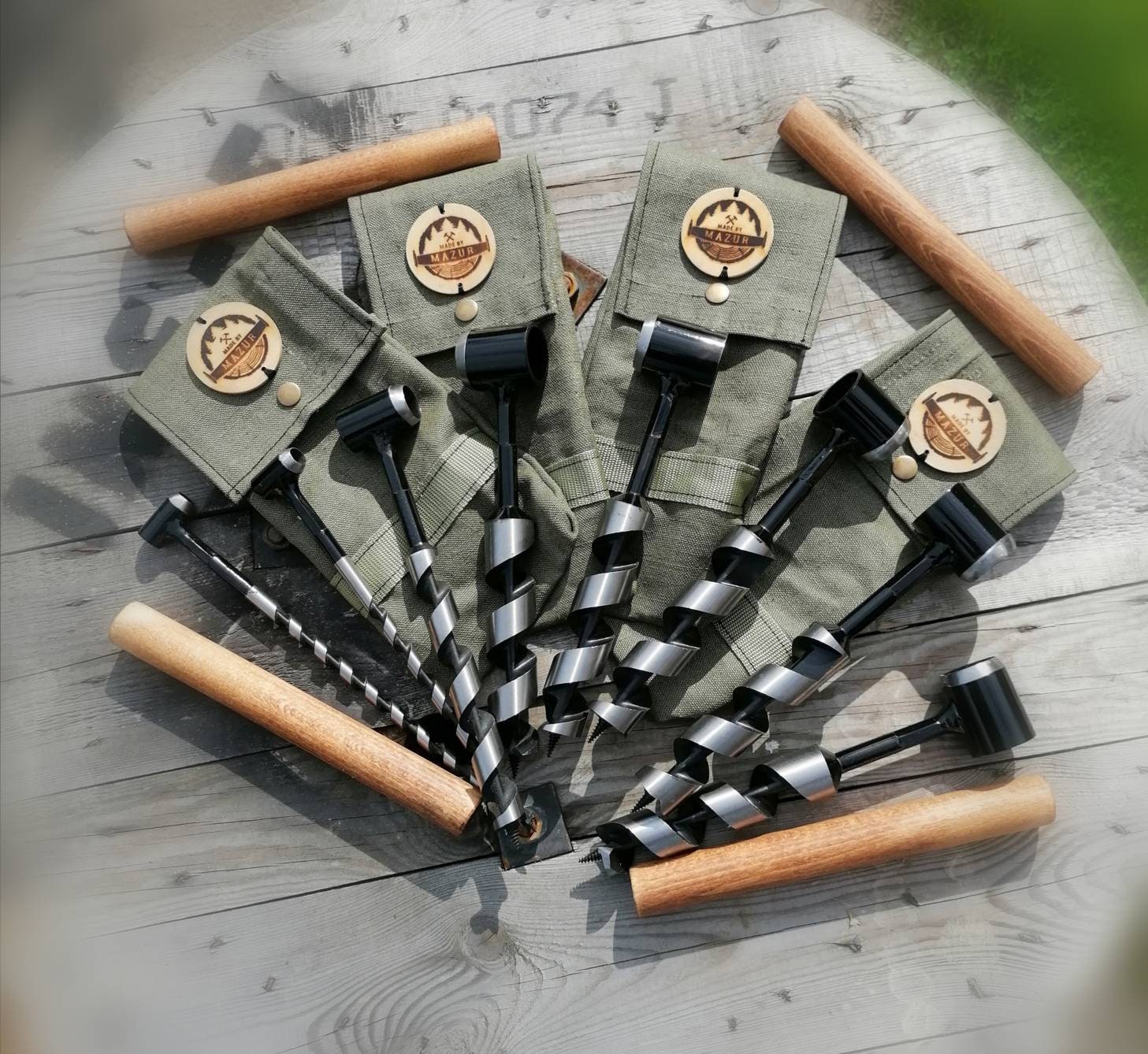 Scotch eyed eye auger bushcraft survival settlers Primitive outdoor skills wood wrench gift Woodcraft