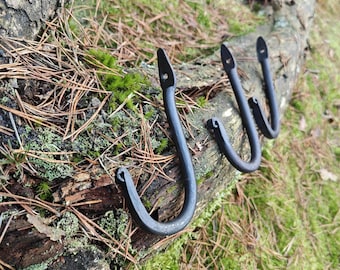 J hook, Hand-forged, vintage, rustic,