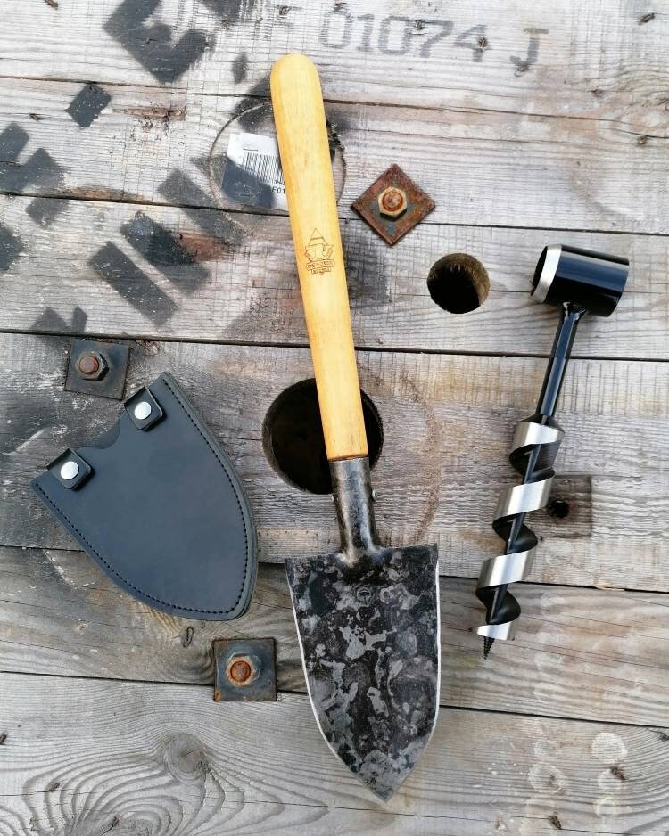 Bushcraft Hand Auger Wrench Survival Settlers Tool Wood Drill Peg Hole Maker Multitool Bushcraft Hand Auger - View #5