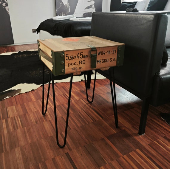 Vintage Industrial Cabinet. Nightstand. Modern end table. Rustic Side table. Office livingroom. Metal storage chest. Small media console.