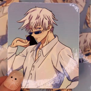 Jujutsu JJK Anime Manga Zesty Strongest Sorcerer Laminated Mini Photocards | Fanart For Collecting Gifts