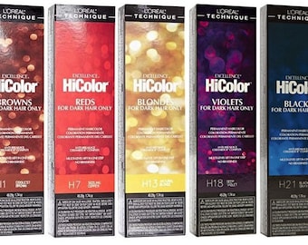 L'Oréal Excellence HiColor pour cheveux foncés 1,74 oz (23 couleurs au choix)