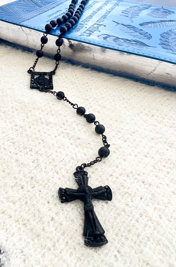 Wearable rosary necklaces deals
