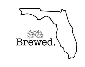 Florida Brewed Sticker