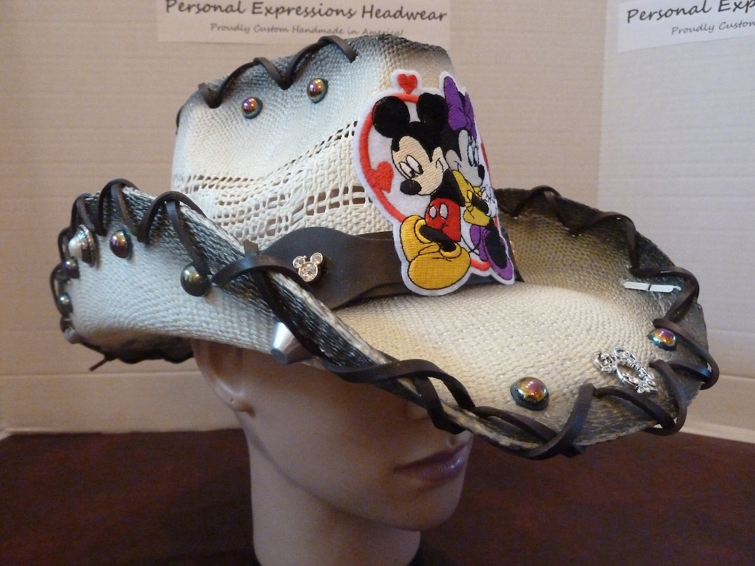 Vintage, Minnie character hat, Trucker, Blinged, hand made il_fullxfull.4491884139_hmy4.jpg main image 3