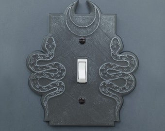 Serpent Crescent Lightswitch Cover
