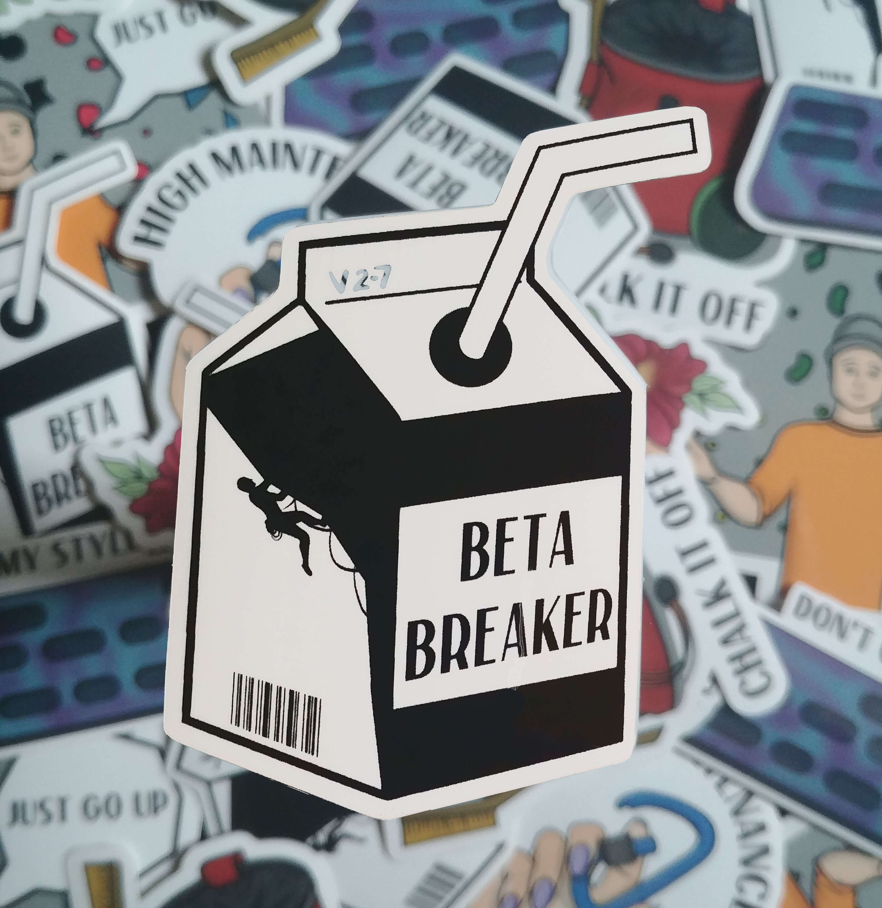 Beta Breaker Climbing Sticker - Etsy