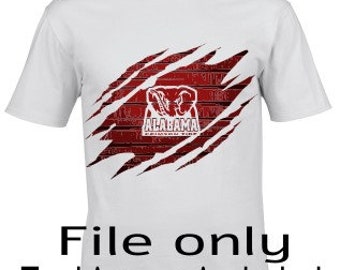 alabama svg and png file